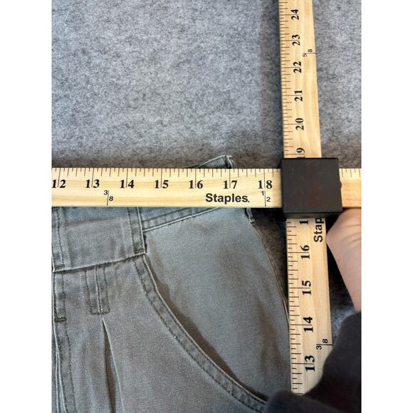 VINTAGE Eddie Bauer Cargo Shorts Mens 38 Gray Utility Tactical Hiking Outdoor - Picture 3 of 7